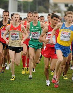 12 December 2010; Ireland's David McCarthy in action during the U23 Men's race. 17th SPAR European Cross Country Championships, Albufeira, Portugal. Picture credit: Brendan Moran / SPORTSFILE - read more
