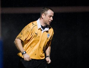 5 February 2011; Referee John Lacey. Ulster Bank All-Ireland League Division 1A, Old Belvedere v Blackrock College RFC, Anglesea Road, Ballsbridge, Dublin. Picture credit: Ray McManus / SPORTSFILE - read more