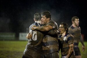 5 February 2011; Conal Keane, Old Belvedere, is congratulated by the Blackrock College captain Mick Carroll. Ulster Bank All-Ireland League Division 1A, Old Belvedere v Blackrock College RFC, Anglesea Road, Ballsbridge, Dublin. Picture credit: Ray McManus / SPORTSFILE - read more