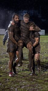 5 February 2011; Old Belvedere captain Andy Dunne, right, and Leo Auva'a carry their team-mate Karl Miller off the pitch after the game. Ulster Bank All-Ireland League Division 1A, Old Belvedere v Blackrock College RFC, Anglesea Road, Ballsbridge, Dublin. Picture credit: Ray McManus / SPORTSFILE - read more