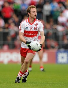 17 July 2011; Sean Leo McGoldrick, Derry. Ulster GAA Football Senior Championship Final, Derry v Donegal, St Tiernach's Park, Clones, Co. Monaghan. Picture credit: Brendan Moran / SPORTSFILE - read more