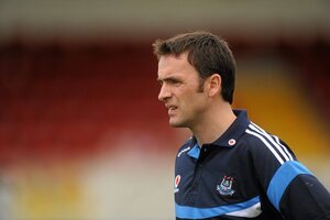 20 August 2011; Dublin managerJohn McEvoy . Bord Gais Energy GAA Hurling Under 21 All-Ireland Championship Semi-Final, Antrim v Dublin, Pairc Esler, Newry, Co. Down. Picture credit: Oliver McVeigh / SPORTSFILE - read more