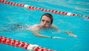 30 October 2011; Aidan Walsh enjoys a swim as members of the Ireland International Rules Series 2011 team visit St Kilda Sea baths, St Kilda, Melbourne Bay, Australia. Picture credit: Ray McManus / SPORTSFILE - read more