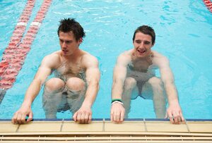 30 October 2011; Emmet Bolton, left, and Aidan Walsh during a visit to St Kilda Sea baths, St Kilda, Melbourne Bay, Australia. Picture credit: Ray McManus / SPORTSFILE - read more