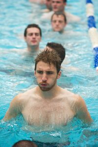 30 October 2011; Zach Touhy enjoys a swim as members of the Ireland International Rules Series 2011 team visit St Kilda Sea baths, St Kilda, Melbourne Bay, Australia. Picture credit: Ray McManus / SPORTSFILE - read more