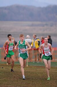 11 December 2011; Ruairi Finnegan, Ireland, in action during the Junior Men's event at the 18th SPAR European Cross Country Championships 2011. Velenje, Slovenia. Picture credit: Stephen McCarthy / SPORTSFILE - read more