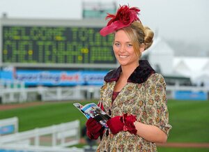 14 March 2012; Orla Geary, from Fermoy, Co. Cork, in attendance at the Cheltenham Festival. Cheltenham Racing Festival, Prestbury Park, Cheltenham, England. Picture credit: Matt Browne / SPORTSFILE - read more