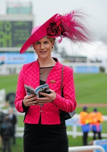 14 March 2012; Mary Carthy, from Kells, Co. Meath, in attendance at the Cheltenham Festival. Cheltenham Racing Festival, Prestbury Park, Cheltenham, England. Picture credit: Matt Browne / SPORTSFILE - read more