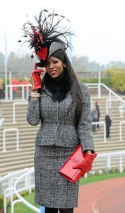 14 March 2012; Lystra Adams, from Staffordshire, England, in attendance at the Cheltenham Festival. Cheltenham Racing Festival, Prestbury Park, Cheltenham, England. Picture credit: Matt Browne / SPORTSFILE - read more