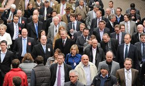 14 March 2012; A general view as punters arrive for Ladies Day at the Cheltenham Festival. Cheltenham Racing Festival, Prestbury Park, Cheltenham, England. Picture credit: Brendan Moran / SPORTSFILE - read more