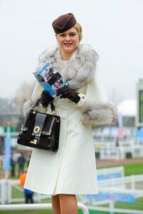14 March 2012; Margaret Connolly, from Mullingar, Co. Westmeath, in attendance at the Cheltenham Festival. Cheltenham Racing Festival, Prestbury Park, Cheltenham, England. Picture credit: Matt Browne / SPORTSFILE - read more