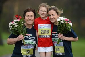8 March 2013; Mother&rsquo;s Day is the perfect training time for three generations of the Shine family, from Blackrock, Co. Dublin, who are all taking part in the SPAR Great Ireland Run on April 14th in the Phoenix Park. Mia, 7, will be running in the one mile Mini Run for five to eight year olds before her mum Fiona, 27, right, and Fiona&rsquo;s mum Mairin, 57, left, tackle 10k together along with Irish golden girl, European Cross Country champion Fionnuala Britton and 12,000 other runners, joggers and walkers. It will all be part of a Ireland&rsquo;s biggest and best family running day out. Information and entries are at www.greatirelandrun.org. Avoca Park, Blackrock, Co. Dublin. Picture credit: Matt Browne / SPORTSFILE - read more