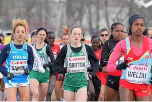 24 March 2013; Ireland's Fionnuala Britton in action during the IAAF World Cross Country Championships 2013. Bydgoszcz, Poland. Picture credit: Lukasz Grochala / SPORTSFILE - read more