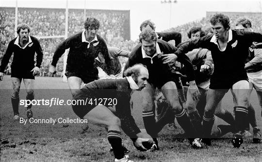 Ireland v New Zealand - International Rugby Test Match 1973
