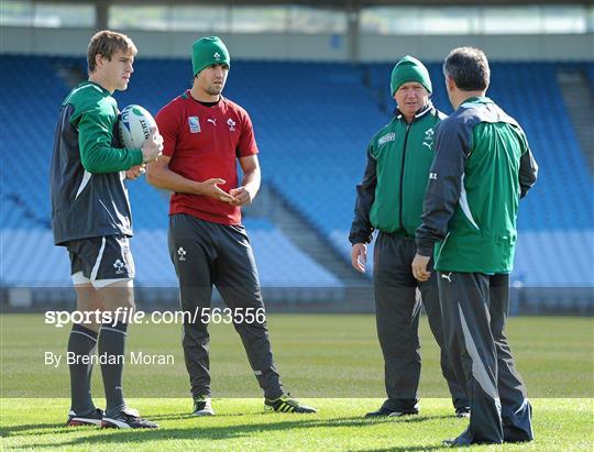 Ireland Rugby Squad Training - 2011 Rugby World Cup - Wednesday 28th September Ireland Rugby Squad Training - 2011 Rugby World Cup - Wednesday 28th September