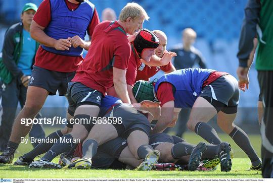 Ireland Rugby Squad Training - 2011 Rugby World Cup Ireland Rugby Squad Training - 2011 Rugby World Cup