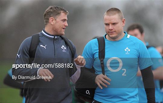 Ireland Rugby Squad Training - Tuesday 24th January 2012 Ireland Rugby Squad Training - Tuesday 24th January 2012
