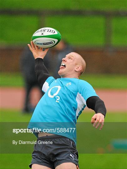 Ireland Rugby Squad Training - Tuesday 24th January 2012 Ireland Rugby Squad Training - Tuesday 24th January 2012