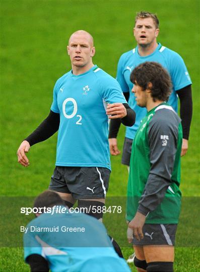 Ireland Rugby Squad Training Ireland Rugby Squad Training