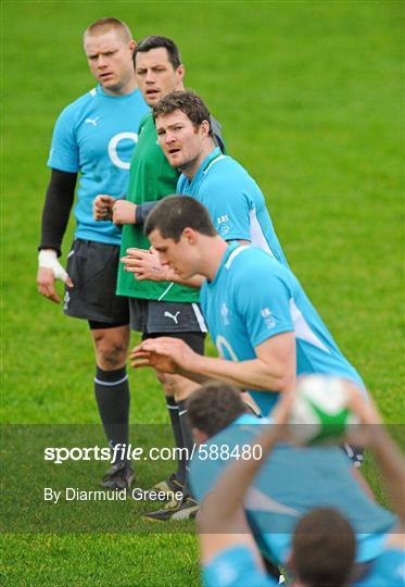 Ireland Rugby Squad Training - Tuesday 24th January 2012 Ireland Rugby Squad Training - Tuesday 24th January 2012