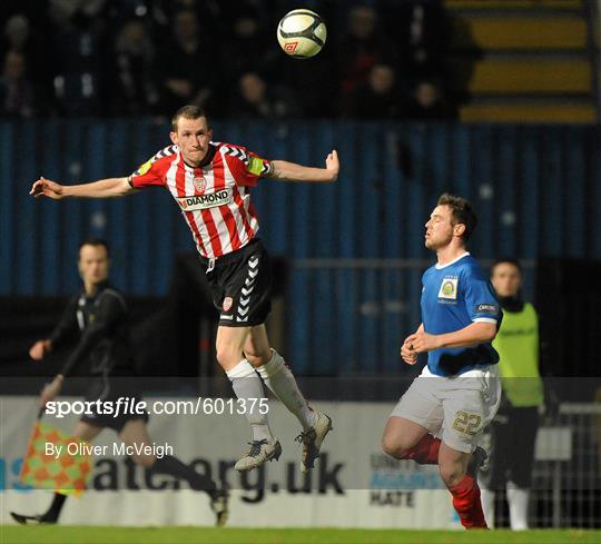 Linfield v Derry City - 2012 Setanta Sports Cup Quarter-Final 1st Leg Linfield v Derry City - 2012 Setanta Sports Cup Quarter-Final 1st Leg