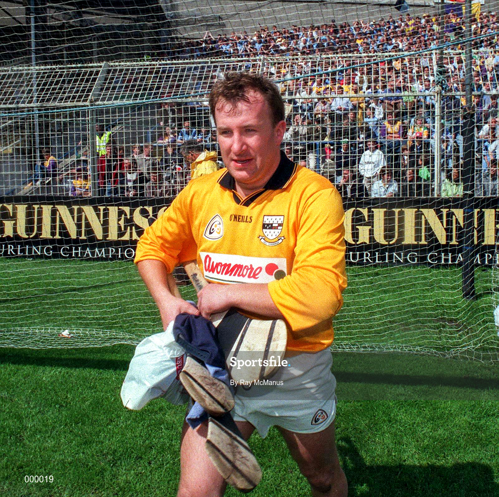 22 June 1997; Adrian Ronan of Kilkenny in action against Eamonn Morrisey of Dublin during the Leinster Senior Hurling Championship Semi-Final match between Kilkenny and Dublin at Croke Park in Dublin. Photo by Ray McManus/Sportsfile