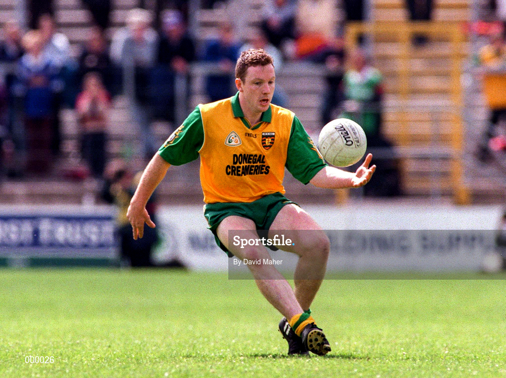 22 June 1997; Adrian Sweeney of Donegal during the Ulster GAA Football Senior Championship Semi-Final match between Cavan and Donegal at St Tiernach's Park in Clones, Monaghan. Photo by David Maher/Sportsfile