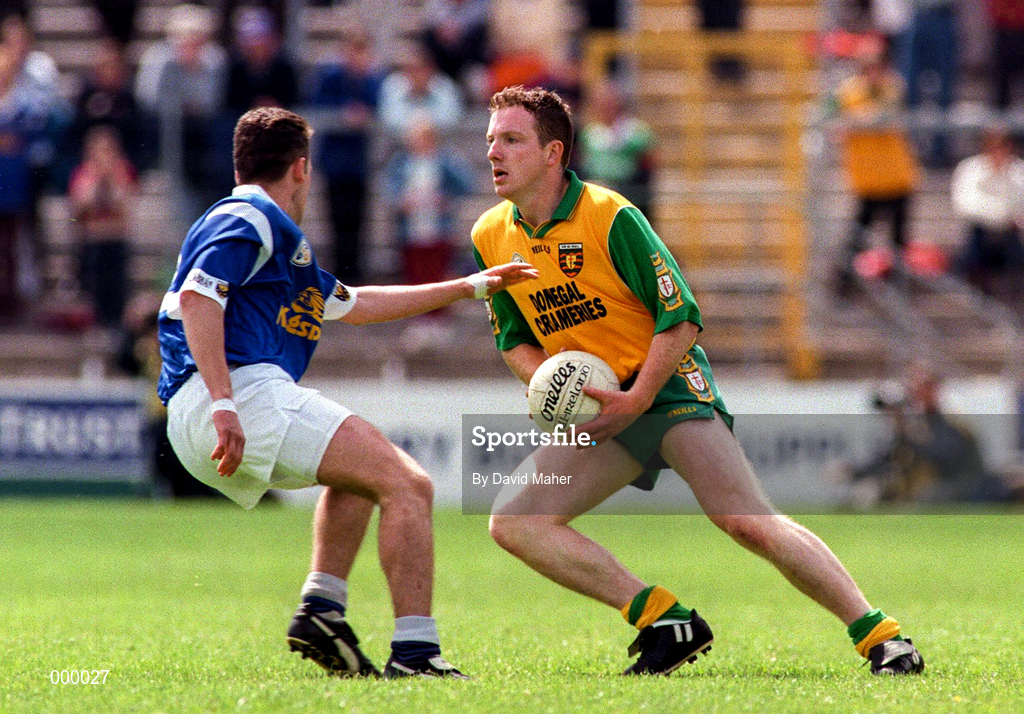 22 June 1997; Adrian Sweeney of Donegal during the Ulster GAA Football Senior Championship Semi-Final match between Cavan and Donegal at St Tiernach's Park in Clones, Monaghan. Photo by David Maher/Sportsfile