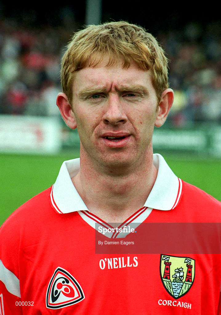 22 June 1997; Aidan Dorgan of Cork prior to the GAA Munster Senior Football Championship Semi-Final match between Clare and Cork at Cusack Park in Ennis, Co Clare. Photo by Damien Eagers/Sportsfile