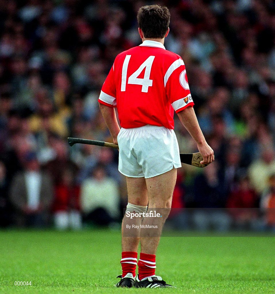 8 June 1997; Alan Browne of Cork during the GAA Munster Senior Hurling Championship Semi-Final match between Clare and Cork at Gaelic Grounds, Limerick. Photo by Ray McManus/Sportsfile