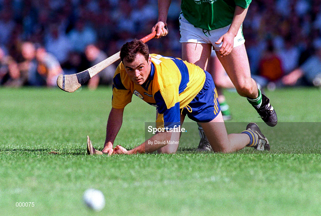 16 June 1996; Anthony Daly of Clare during the Munster GAA Hurling Senior Championship Semi-Final match between Limerick and Clare at Gaelic Grounds in Limerick. Photo by David Maher/Sportsfile