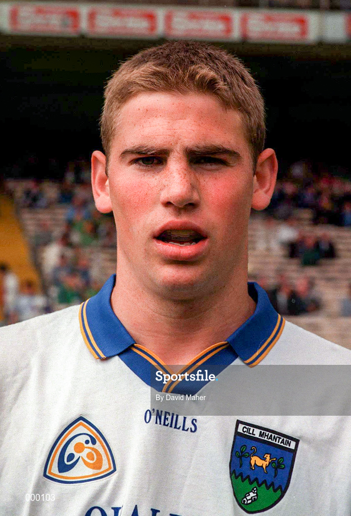 15 June 1997; Barry O'Donovan of Wicklow prior to the Leinster GAA Senior Football Championship Quarter-Final match between Offaly and Wicklow at Croke Park in Dublin. Photo by David Maher/Sportsfile