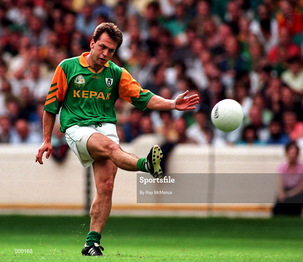 16 August 1997; Brendan Reilly of Meath in action during the Leinster GAA Senior Football Championship Final match between Meath and Offaly at Croke Park in Dublin. Photo by Ray McManus/Sportsfile