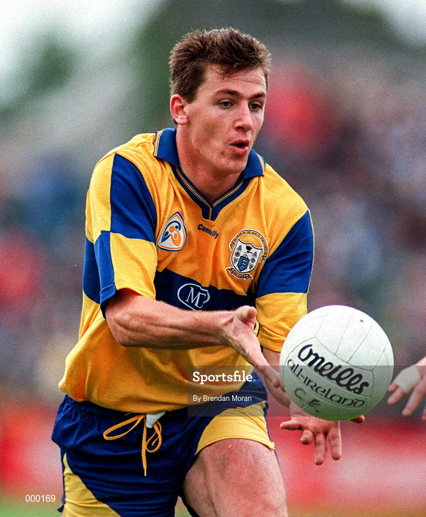 22 June 1997; Brendan Rouine of Clare during the GAA Munster Senior Football Championship Semi-Final match between Clare and Cork at Cusack Park in Ennis, Co Clare. Photo by Brendan Moran/Sportsfile