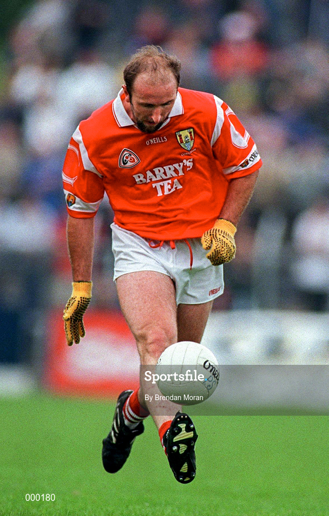 22 June 1997; Brian Corcoran of Cork during the GAA Munster Senior Football Championship Semi-Final match between Clare and Cork at Cusack Park in Ennis, Co Clare. Photo by Brendan Moran/Sportsfile