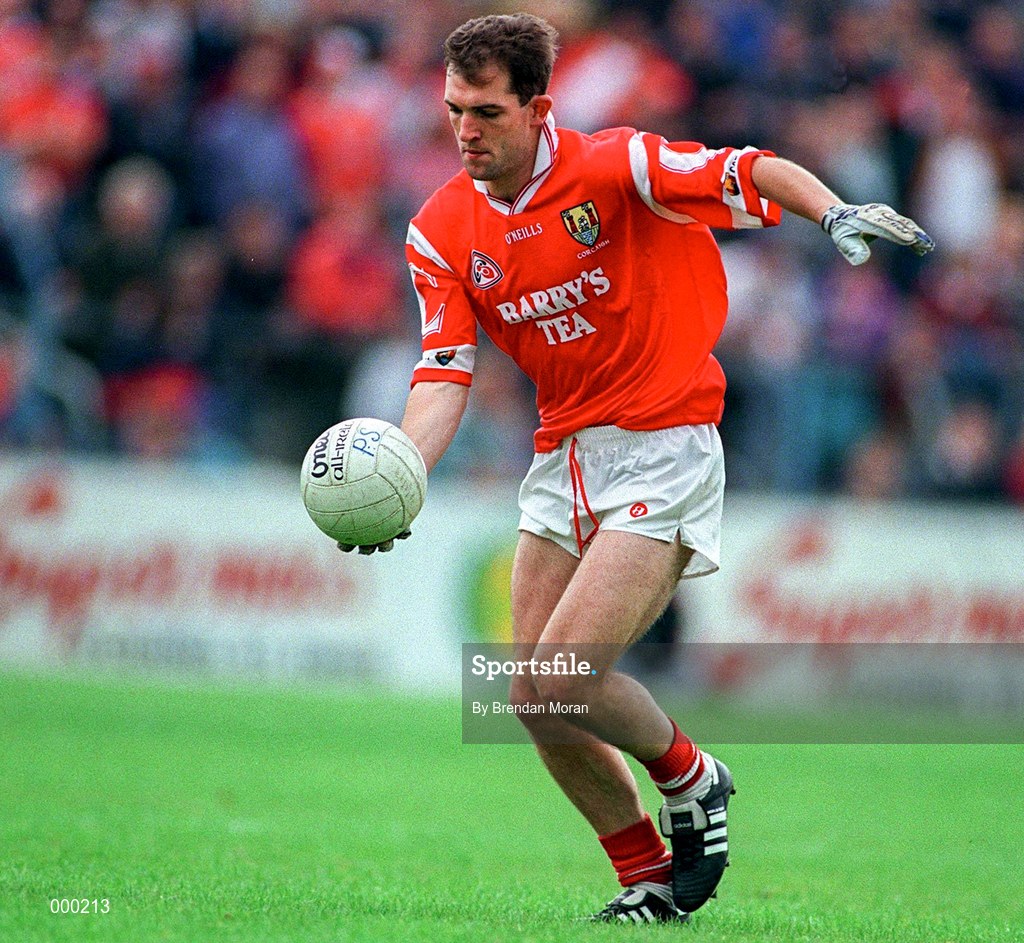 22 June 1997; Brian Murphy of Cork during the GAA Munster Senior Football Championship Semi-Final match between Clare and Cork at Cusack Park in Ennis, Co Clare. Photo by Brendan Moran/Sportsfile