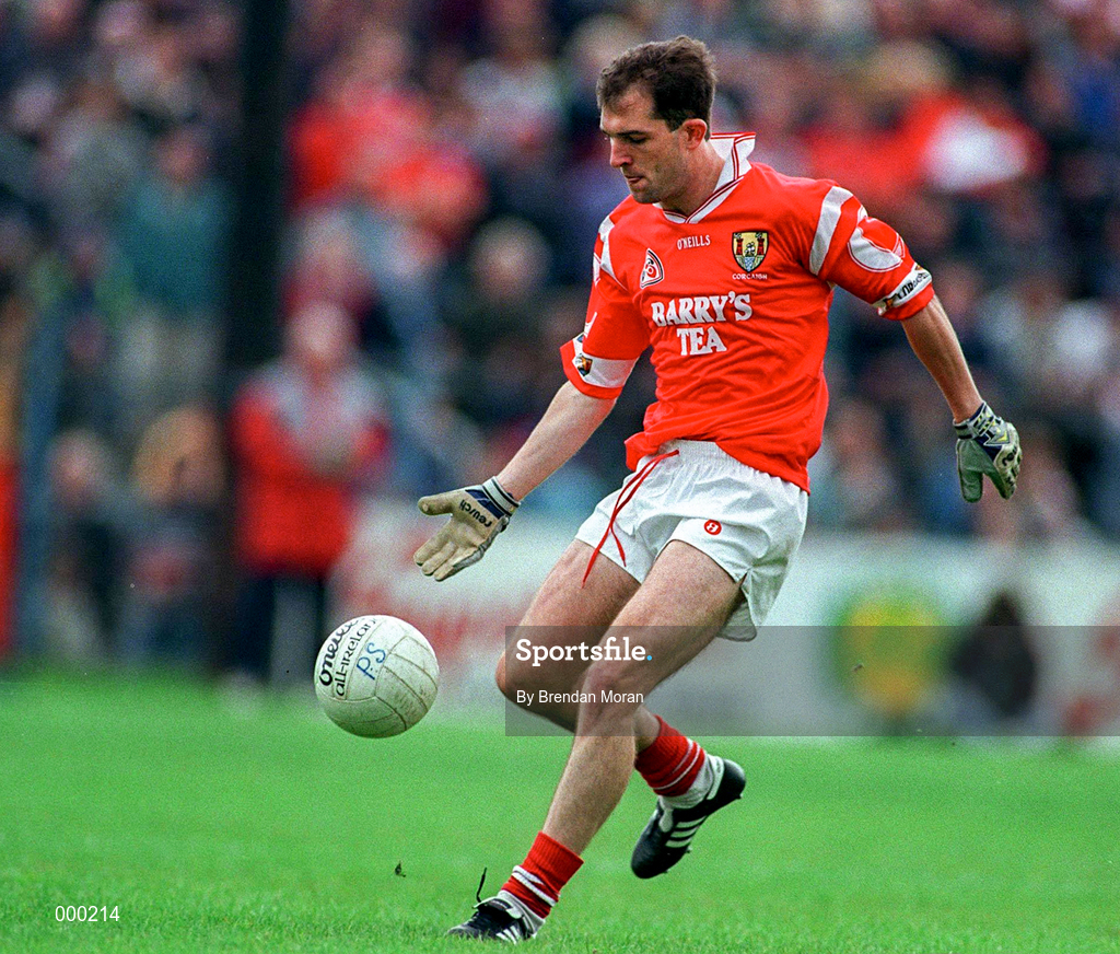 22 June 1997; Brian Murphy of Cork during the GAA Munster Senior Football Championship Semi-Final match between Clare and Cork at Cusack Park in Ennis, Co Clare. Photo by Brendan Moran/Sportsfile