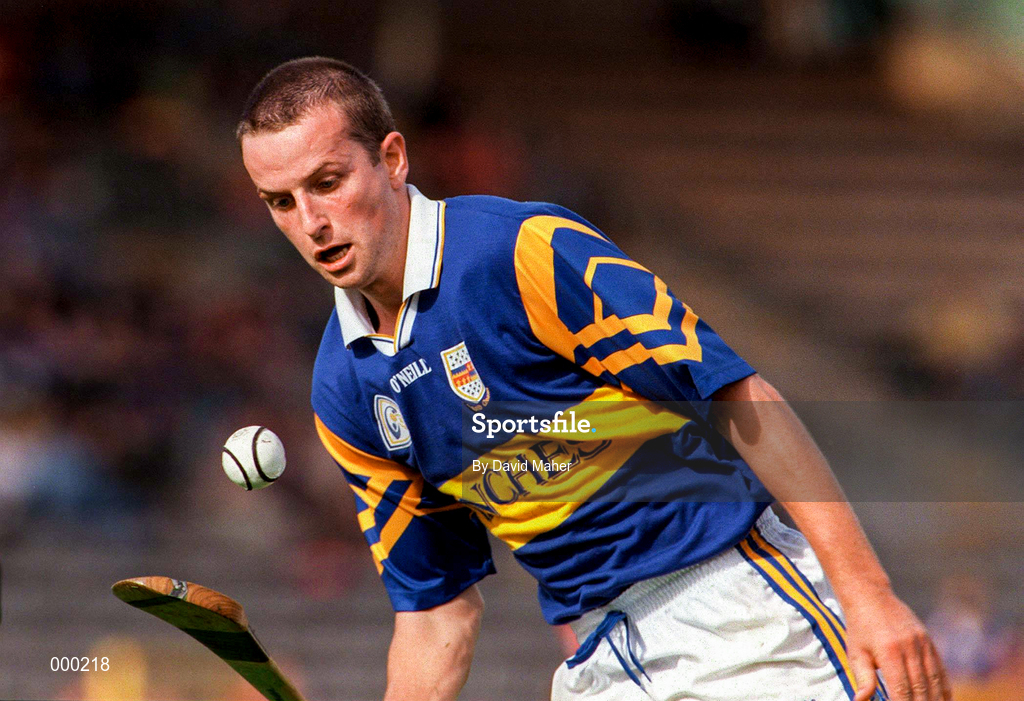 26 July 1997; Brian O'Meara of Tipperary during the GAA All-Ireland Senior Hurling Championship Quarter-Final match between Tipperary and Down at St. Tiernach's Park in Clones, Monaghan. Photo by David Maher/Sportsfile