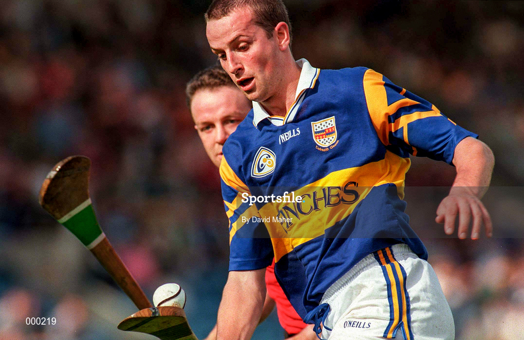 26 July 1997; Brian O'Meara of Tipperary during the GAA All-Ireland Senior Hurling Championship Quarter-Final match between Tipperary and Down at St. Tiernach's Park in Clones, Monaghan. Photo by David Maher/Sportsfile