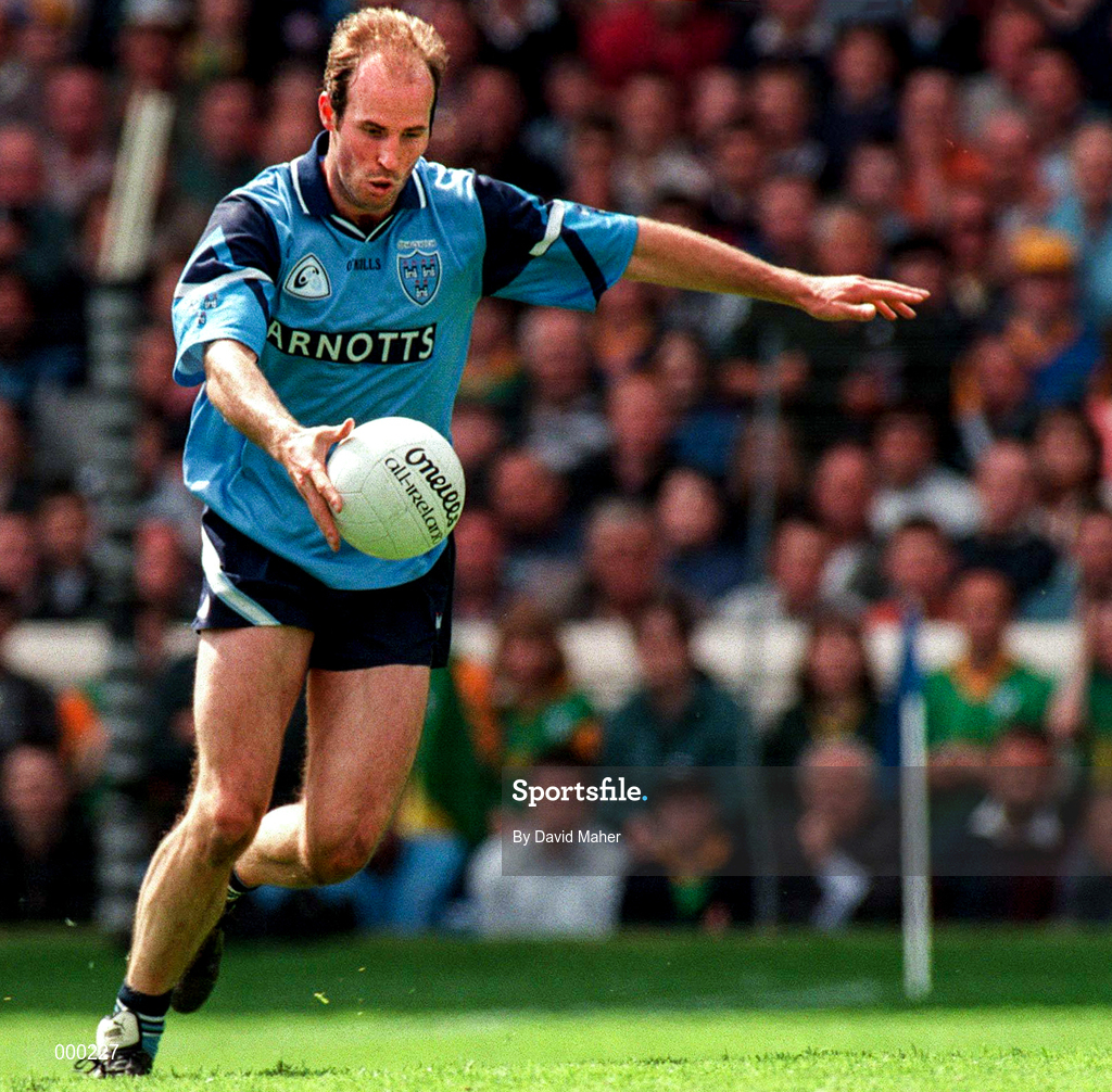 15 June 1997; Brian Stynes of Dublin during the Leinster GAA Senior Football Championship Quarter-Final match between Meath and Dublin at Croke Park in Dublin. Photo by David Maher/Sportsfile