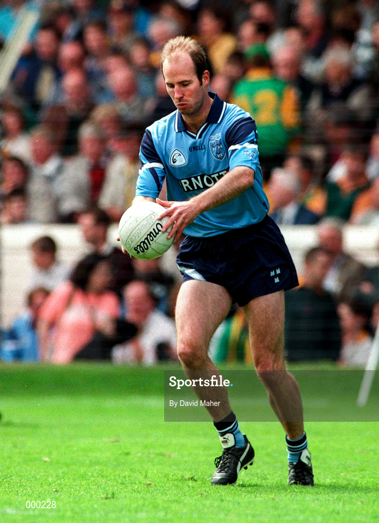 15 June 1997; Brian Stynes of Dublin during the Leinster GAA Senior Football Championship Quarter-Final match between Meath and Dublin at Croke Park in Dublin. Photo by David Maher/Sportsfile