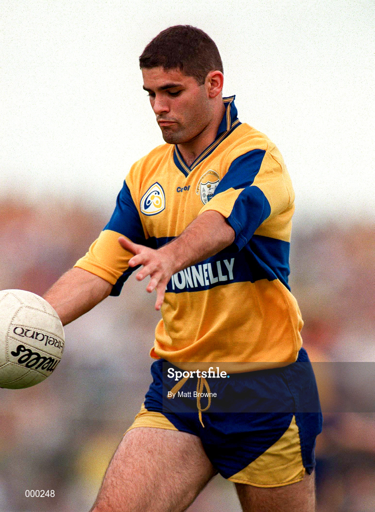 20 July 1997; Cathal Shannon of Clare during the GAA Munster Senior Football Championship Final match between Kerry and Clare at LIT Gaelic Grounds in Limerick. Photo by Matt Browne/Sportsfile