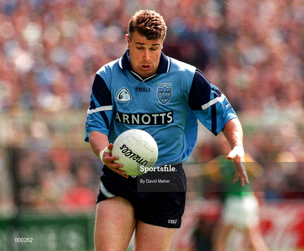 15 June 1997; Charlie Redmond of Dublin during the Leinster GAA Senior Football Championship Quarter-Final match between Meath and Dublin at Croke Park in Dublin. Photo by David Maher/Sportsfile