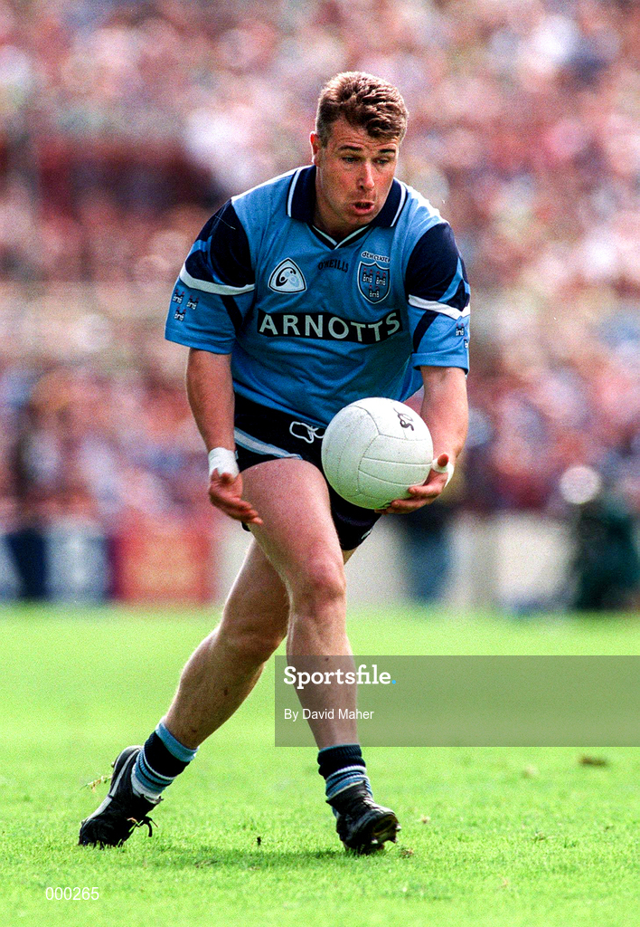 15 June 1997; Charlie Redmond of Dublin during the Leinster GAA Senior Football Championship Quarter-Final match between Meath and Dublin at Croke Park in Dublin. Photo by David Maher/Sportsfile