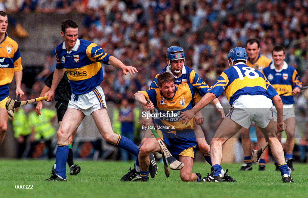 10 May 1997; Jamesie O'Connor of Clare during the National Hurling League Division 1 match between Clare and Tipperary at Cusack Park in Ennis, Clare. Photo by Ray McManus/Sportsfile