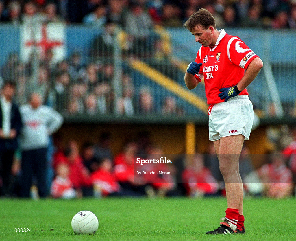 22 June 1997; Colin Corkery of Cork during the GAA Munster Senior Football Championship Semi-Final match between Clare and Cork at Cusack Park in Ennis, Co Clare. Photo by Brendan Moran/Sportsfile