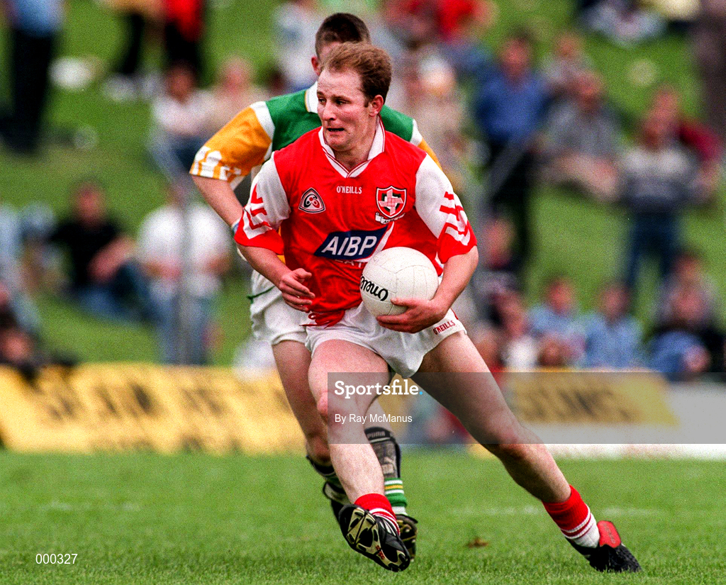 29 June 1997; Colin Kelly of Louth during the Leinster GAA Senior Football Championship Semi-Final match between Offaly and Louth at Páirc Tailteann in Navan, Co Meath. Photo by Ray McManus/Sportsfile