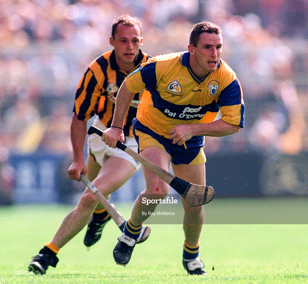 10 August 1997; Colin Lynch of Clare during the GAA All-Ireland Senior Hurling Championship Semi-Final match between Clare and Kilkenny at Croke Park in Dublin. Photo by Ray McManus/Sportsfile