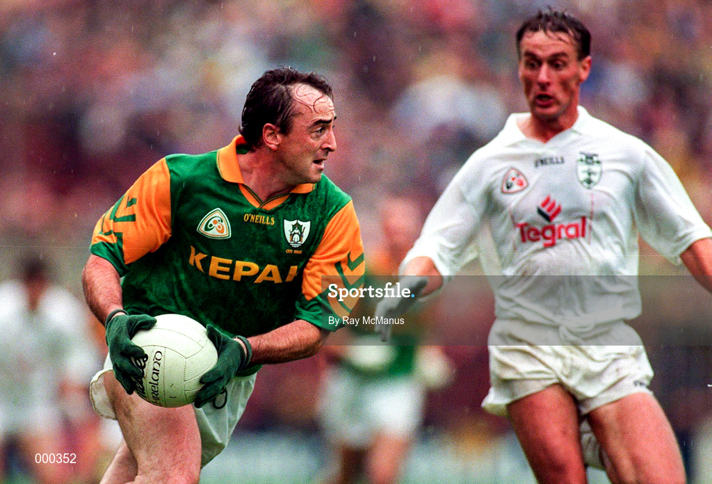 3 August 1997; Colm Coyle of Meath during the Leinster GAA Senior Football Championship Semi-Final Second Replay match between Meath and Kildare at Croke Park in Dublin. Photo by Ray McManus/Sportsfile