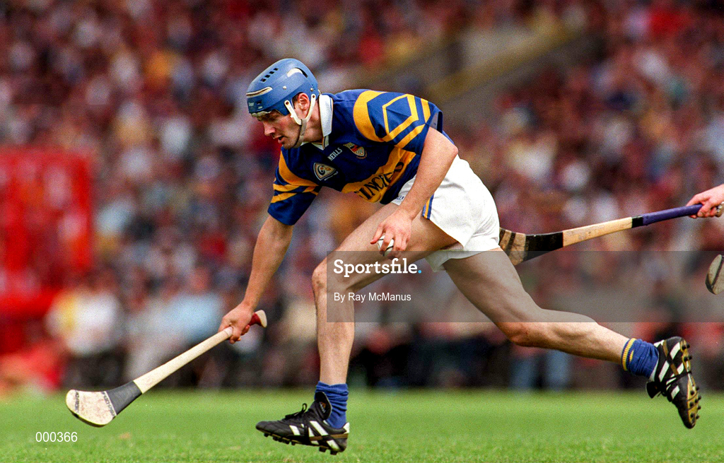 6 July 1997; Conor Gleeson of Tipperary during the GAA Munster Senior Hurling Championship Final match between Clare and Tipperary at Páirc Uí Chaoimh in Cork. Photo by Ray McManus/Sportsfile
